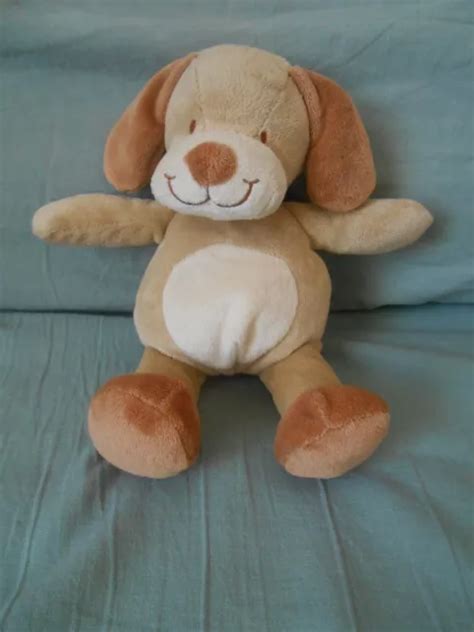 Peluche Doudou Chien Marron Beige Cr Me Nicotoy Eur Picclick Fr