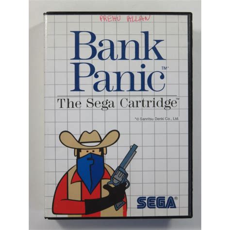 Trader Games BANK PANIC SEGA MASTER SYSTEM MS PAL EURO COMPLETE