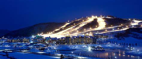 阿尔卑西亚Alpensia度假村滑雪场 韩国景点 韩游网