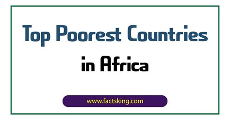 Top 8 Poorest Countries in Africa - FactsKing.com