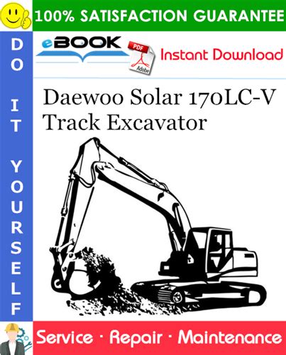 Daewoo Solar 170LC V Track Excavator Service Repair Manual Serial