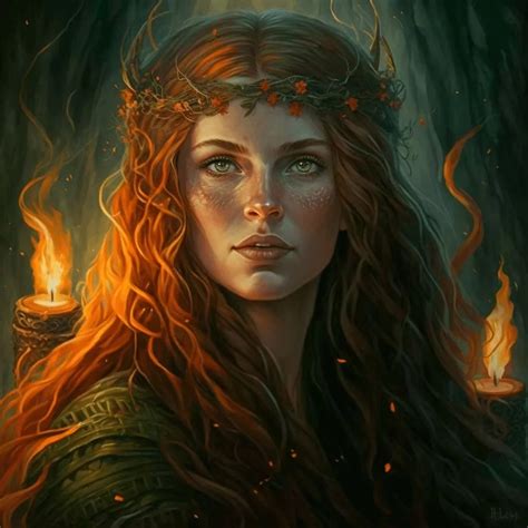 Brigid Great Goddess Imbolc White Rose Of Avalon