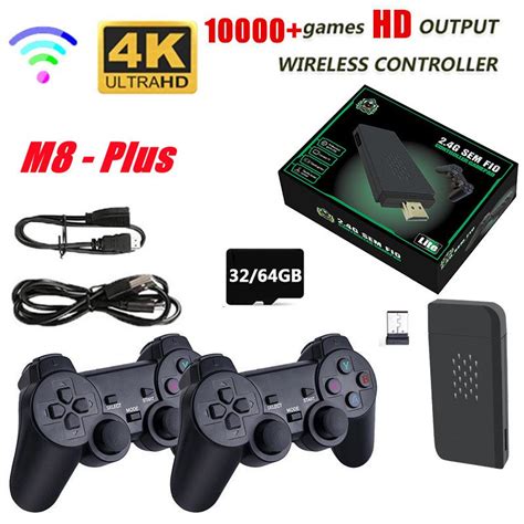 Video Game Sticks K M Plus Console G Games Double Wireless