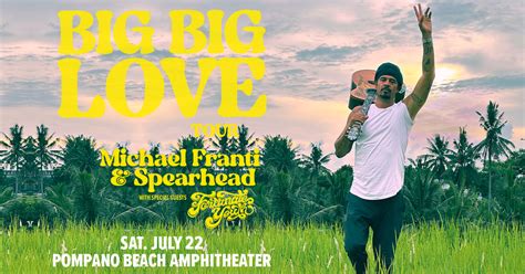 GIVEAWAY Michael Franti Spearhead W Fortunate Youth At Pompano