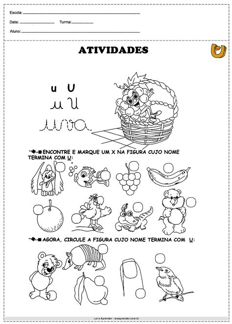 Objetos Com A Letra U Infantil - Objetos Que Comecam Com A Letra U Objeto Com U 200 Ideias Diferentes