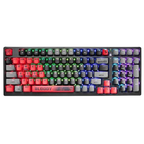 A Tech Bloody S Usb Sports Red Mechanical Keyboard Blms Red Switches