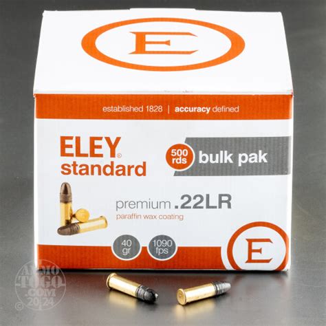 Bulk Eley 22 Long Rifle Lr Ammo For Sale 5000 Rounds