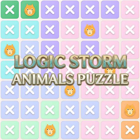 logic storm animals puzzle brain training logic game