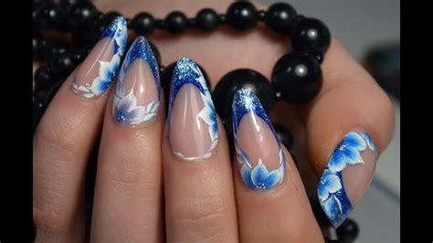 Nageldesign Blumen Malen Anleitung Nagel Design