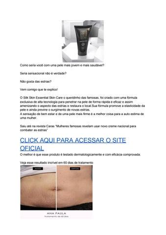 Silk Skin Creme Para Estrias Funciona By Glaujp Issuu