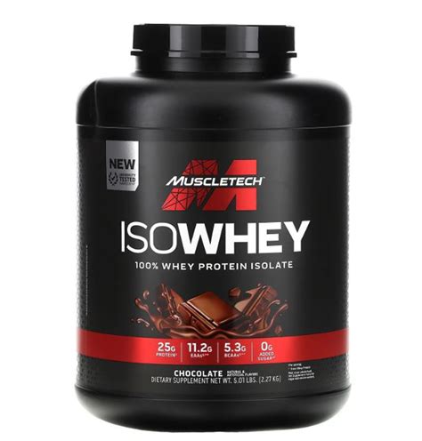 MuscleTech Iso Whey Chocolate 5 Lbs Vitacost