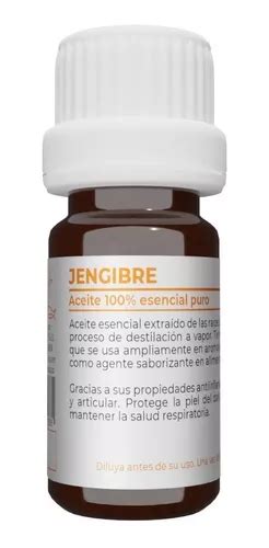 Aceite Esencial De Jengibre ML A 2900 MercadoLibre