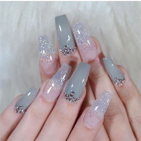 ♕pinterest💎kiania💎 Uñas De Acrilico Elegantes Manicura De Uñas