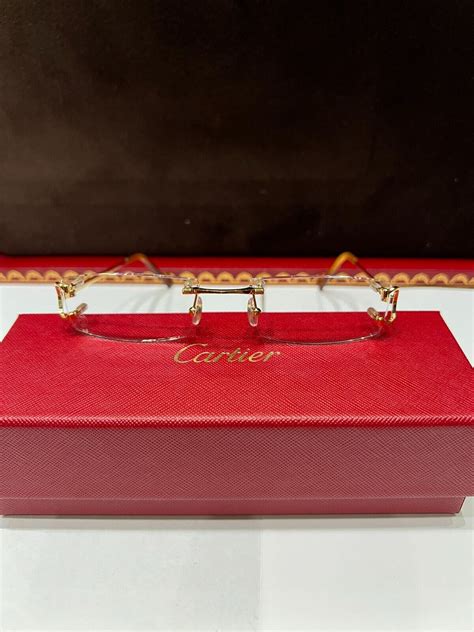 Cartier Eyeglasses Ct0092o 001 C Decor 53 19 140 Gold Ebay