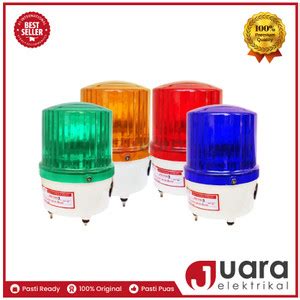 Jual Lampu Darurat Bohlam Rotary Warning Light Buzzer V Ac