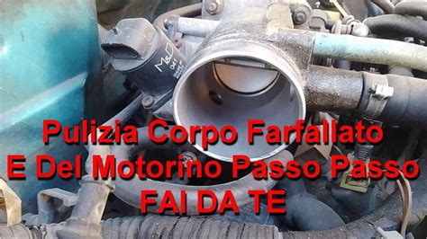 Pulizia Corpo Farfallato E Motorino Passo Passo Del Minimo Meccanico