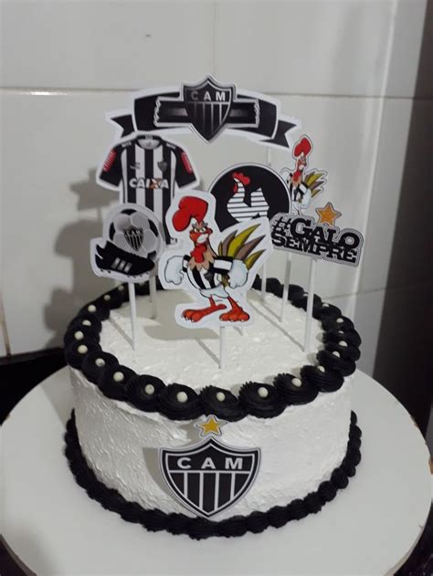 Bolo Tema Clube Atl Tico Mineiro Para Os Apaixonados Festa De