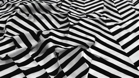 Premium AI Image | A black and white striped pattern is shown in this image