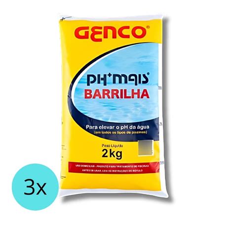 Kit 3x PH Mais Barrilha 2kg Genco