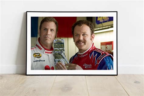 Talladega Nights Movie Poster Garage Print Funny Wall Décor - Etsy