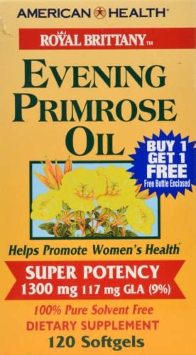 American Health Royal Brittany Evening Primrose Oil Softgels 1300mg 2