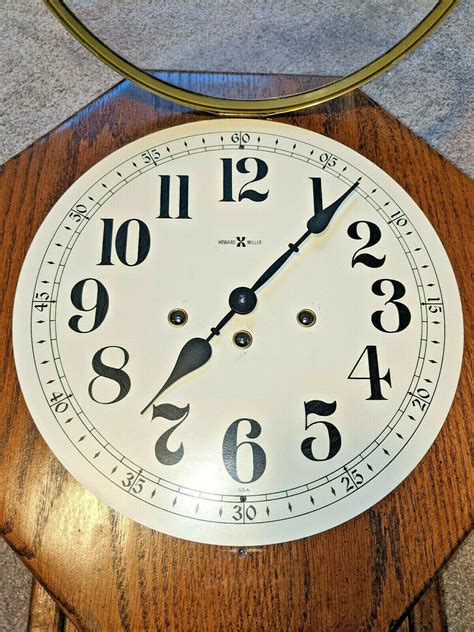 Howard Miller Regulator Wall Clock 24 X 15 Oak Case 612 533 Westminster Chime 3889417419