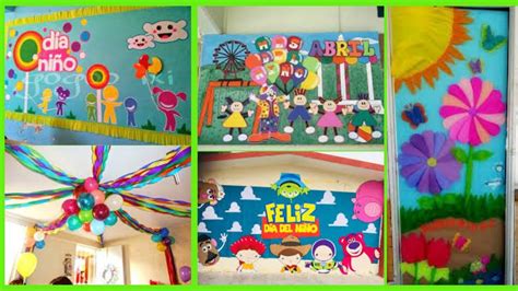 DIA DEL NIÑO BELLAS IDEAS PARA DECORAR LA PUERTA DEL SALON EL DIA DEL