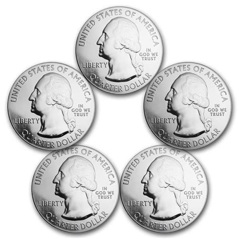 Buy 2016 5-Coin 5 oz Silver ATB Set (America the Beautiful) | APMEX