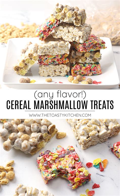 Cereal Marshmallow Treats - The Toasty Kitchen