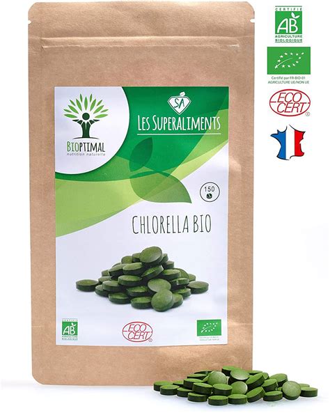 Chlorella Bio Comprim S Compl Ment Alimentaire Superaliment