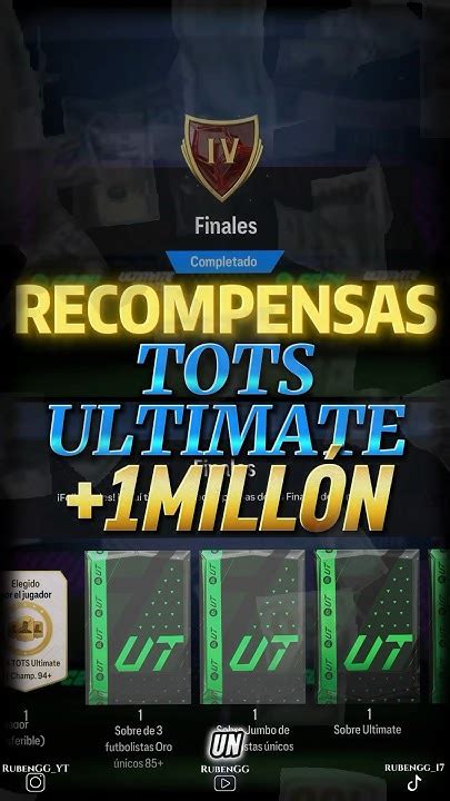 ¡recompensas Fut Champions Tots Ultimate Jugador 1 MillÓn Fifa