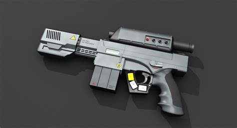 3D Sci-fi Laser Pistol Model - TurboSquid 1231838