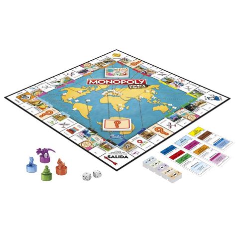 Hasbro Jeu De Soci T Original Monopoly Travel The World