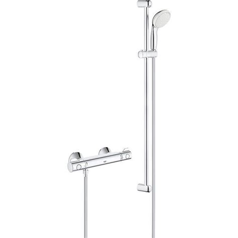 GROHE Thermostatique De Douche Grohtherm 800 Avec Ensemble De Barre De