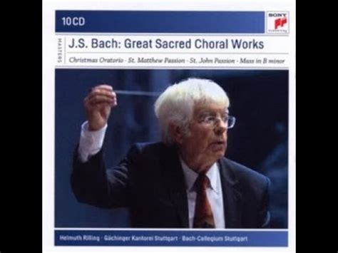 J S BACH Great Sacred Choral Works Christmas Oratorio Helmuth