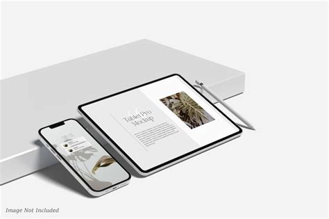 Maquete Realista De Tablet E Telefone Psd Premium