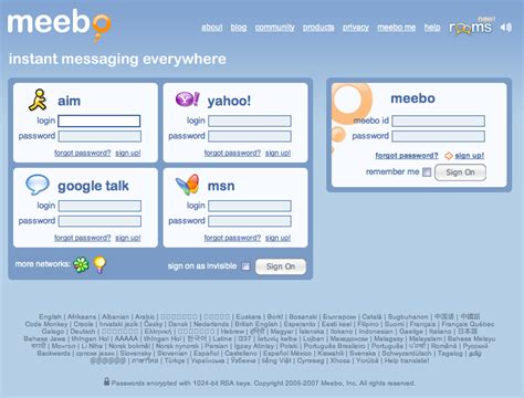 Firefox + Meebo = Yahoo Messenger Inside Your Browser