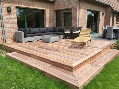 Terrasse En Bois Et Ardoise Aux Couleurs Tendance Mariage Du Bois Et