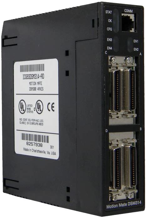 Remanufactured GE Emerson IC693DSM314 Motion Mate Digital Servo Module