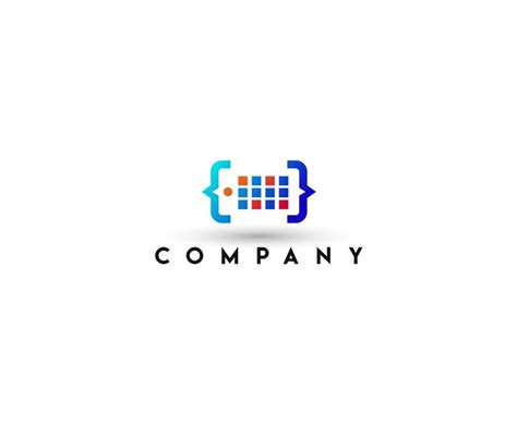 premium vector code mobile logo programming logo