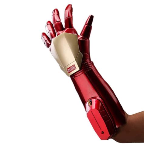 The Avengers Iron Man Stark Gauntlet Glove LED with Laser Cosplay | Toy ...