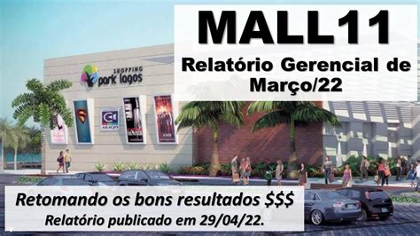 Fii Mall Relat Rio Gerencial De Mar O Youtube