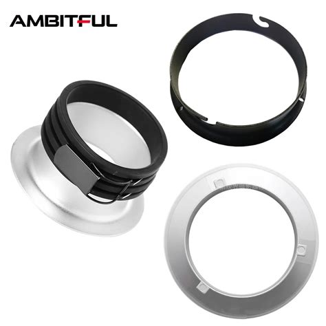 AMBITFUL 135mm 144mm 150mm Ring Adapter For Bowens Elinchrom Mount For