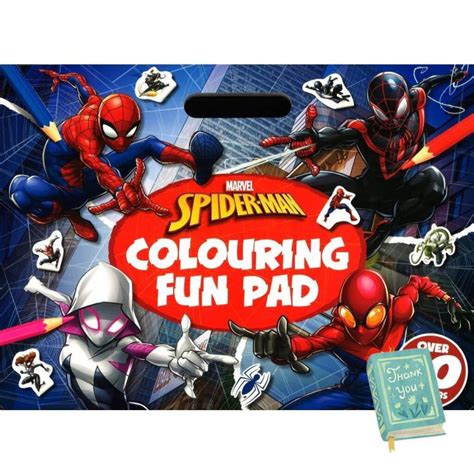 Best Friend Giant Colour Me Pad Marvel Marvel Spider