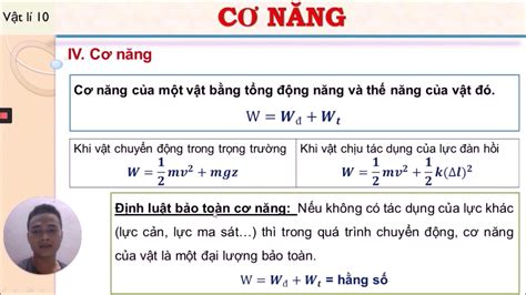 Cơ năng-Vật lý 10 - YouTube