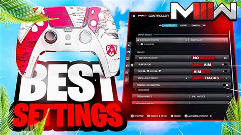 New Best Controller Settings Full Guide Mw Ps Ps Xbox