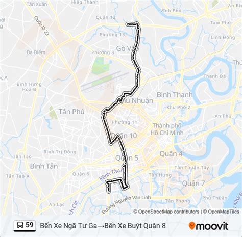 59 Route Schedules Stops And Maps Bến Xe Ngã Tư Ga‎→bến Xe Buýt Quận 8 Updated