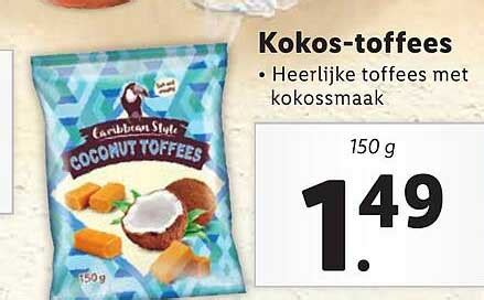 Caribbean Style Kokos Toffees Aanbieding Bij Lidl 1Folders Nl