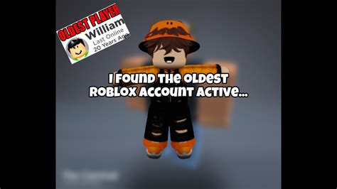 I Found The Oldest Roblox Account Still Active KreekCraft YouTube