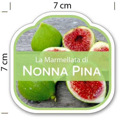 Etichette Adesive Marmellata Sagomate E Personalizzate Poche Copie